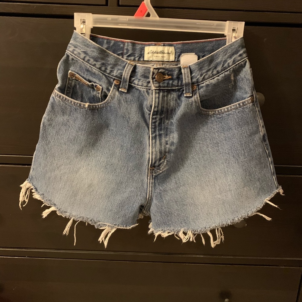 Eddie Bauer distressed shorts
